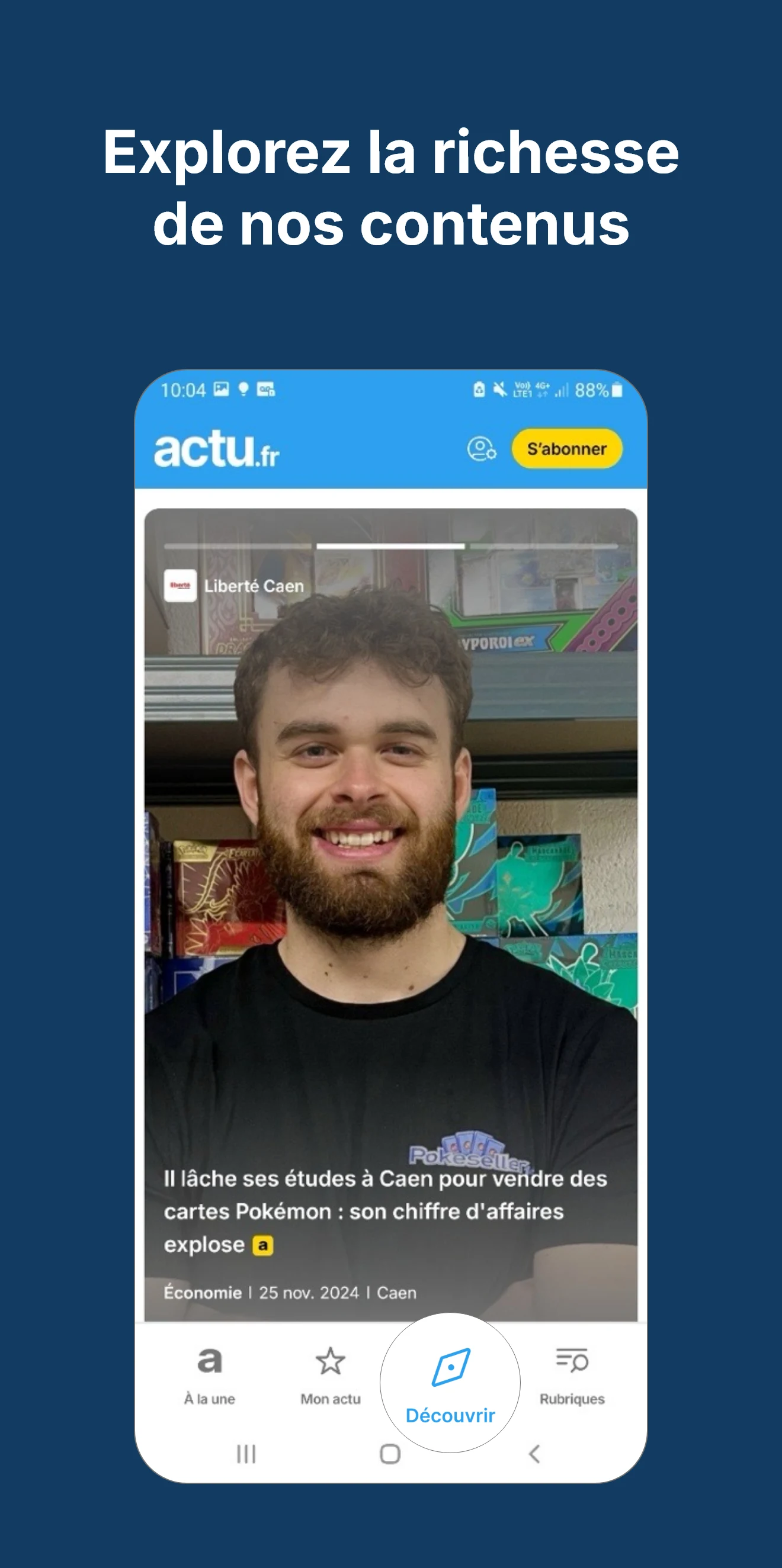Actu screenshot