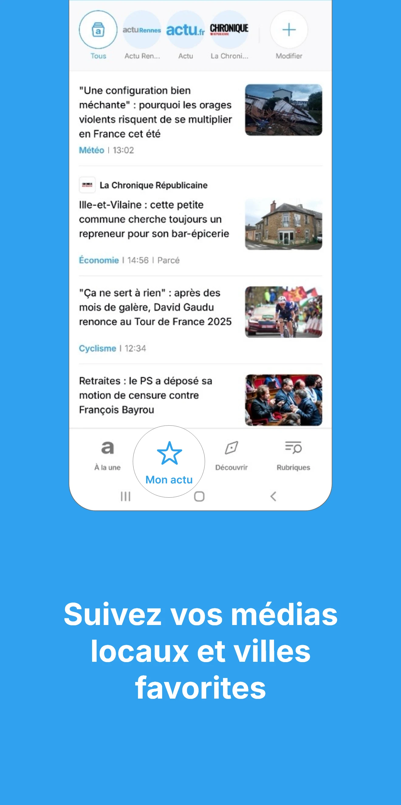 Actu screenshot
